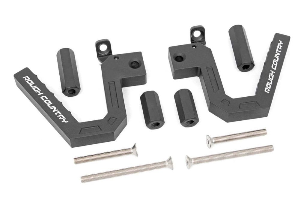 Rough Country Grab Handles Alum Front Jeep Wrangler JK/Wrangler Unlimited (2007-2018)
