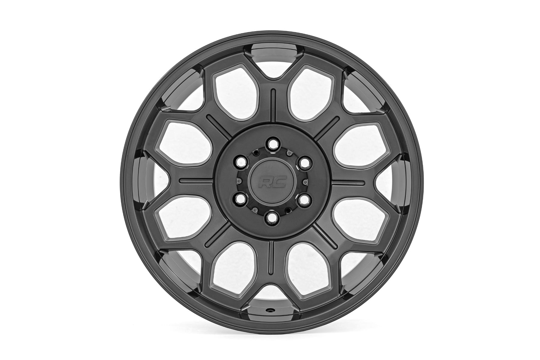 Rough Country 77 Series Wheel One-Piece Gunmetal Gray 20x10 6x5.5 -25mm
