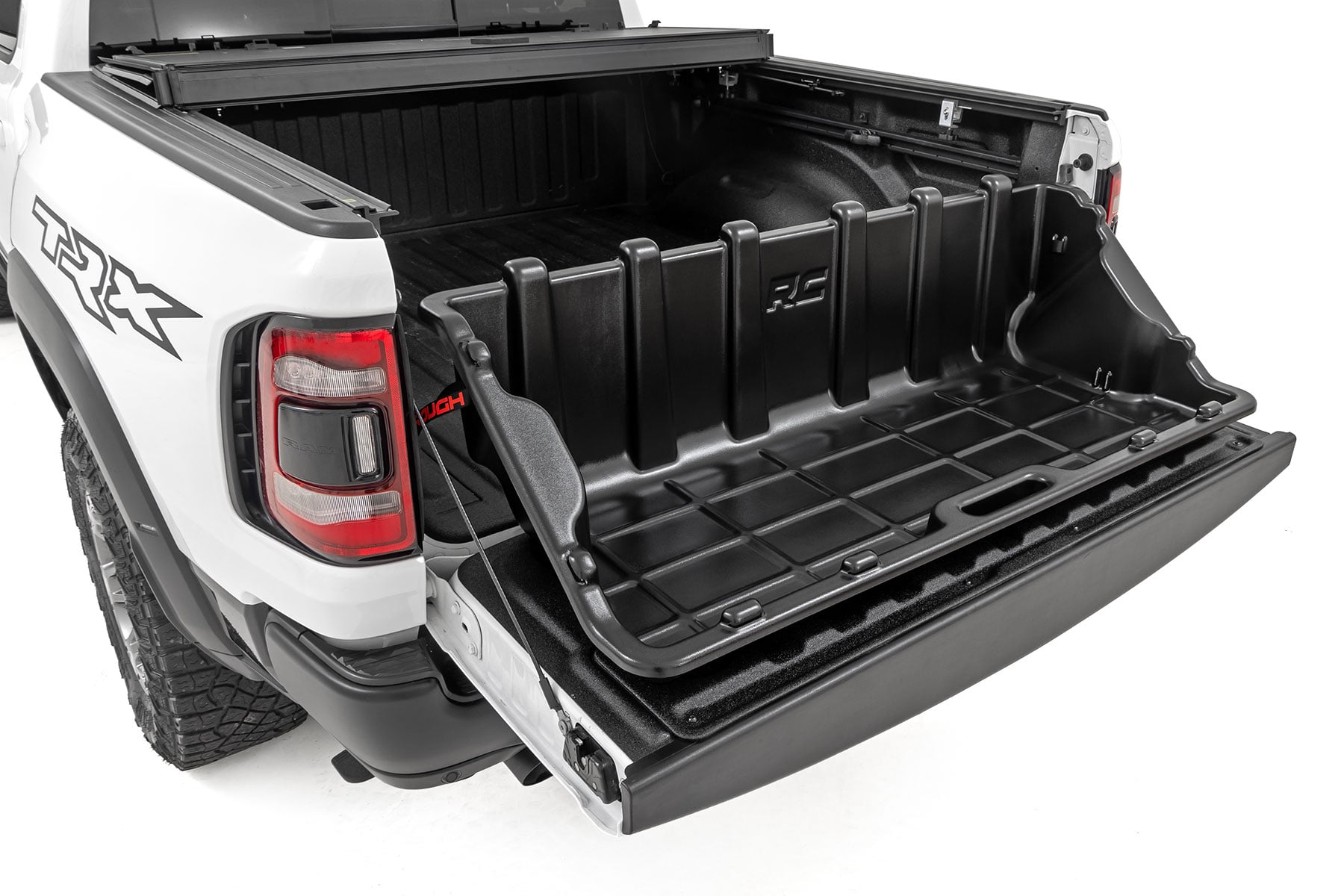 Rough Country Truck Bed Cargo Storage Box Easy Access 56ΓÇ¥ Wide Fits Full-Sized Trucks