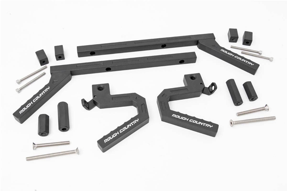 Rough Country Grab Handles Alum FR & RR Jeep Wrangler JK/Wrangler Unlimited (07-18)