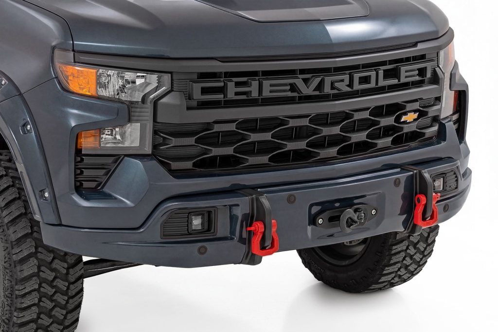 Rough Country Front FXS Bumper 12000S G6M Dark Ash Chevy Silverado 1500 (23-26)
