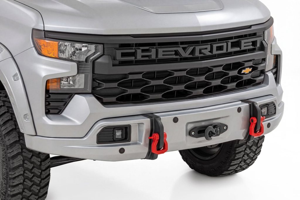 Rough Country Bumper Cover GAN Silver Ice Metallic Chevy Silverado 1500 2WD/4WD (23-26)