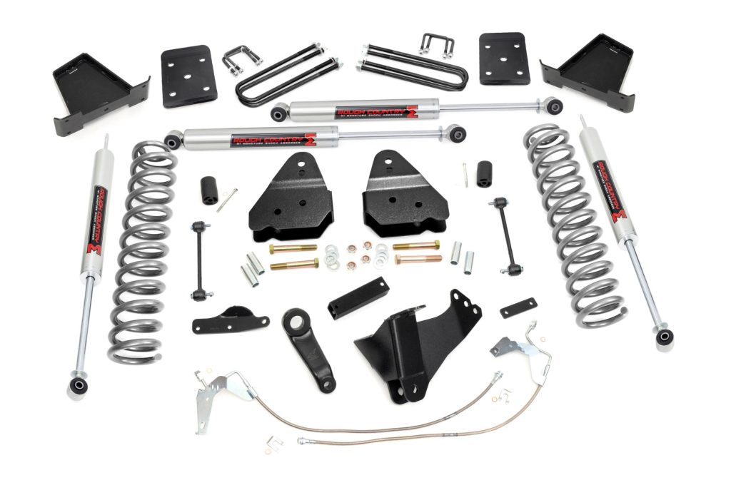 Rough Country 4.5 Inch Lift Kit W/O Overloads M1 Ford F-250/F-350 Super Duty (08-10)
