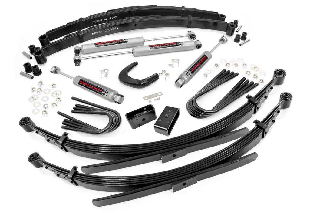 Rough Country 6 Inch Lift Kit 56 Inch RR Sprgs Chevy/GMC Half-Ton Suburban/K5 Blazer (88-91)