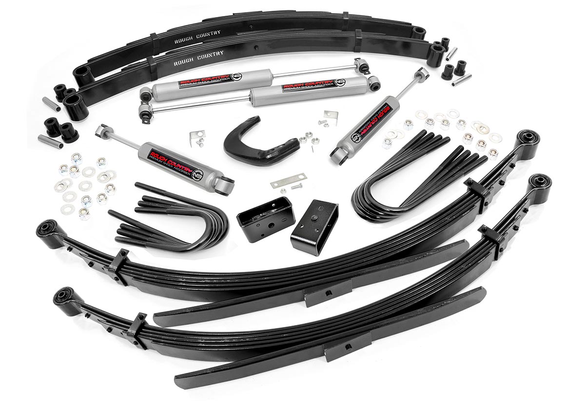 Rough Country 6 Inch Lift Kit 56 Inch RR Sprgs Chevy/GMC Half-Ton Suburban/K5 Blazer (88-91)
