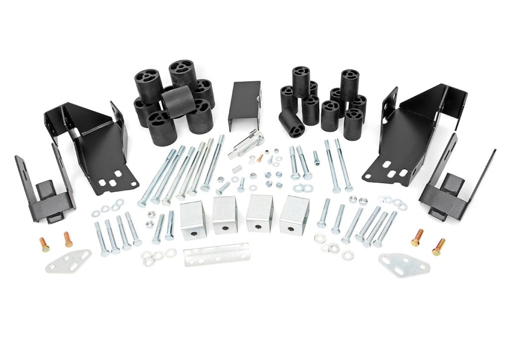 Rough Country 3 Inch Body Lift Kit Chevy Silverado & GMC Sierra 1500 2WD/4WD (2007-2013)