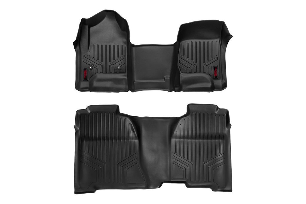 Rough Country Floor Mats FR & RR OV Hump Crew Chevy/GMC 1500/2500HD/3500HD 2WD/4WD