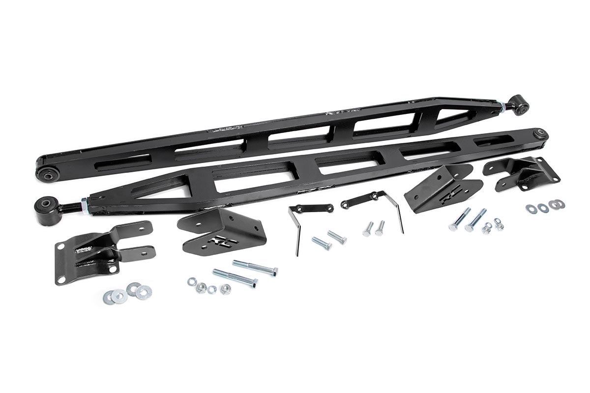 Rough Country Traction Bar Kit Chevy Silverado & GMC Sierra 2500HD/3500HD 4WD (2011-2019)