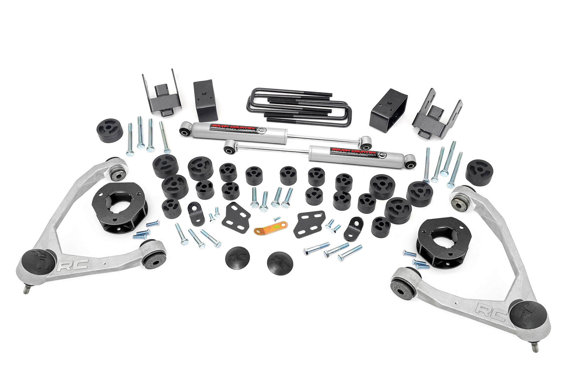 Rough Country 4.75 Inch Lift Kit Combo Chevy/GMC 1500 2WD (07-13)