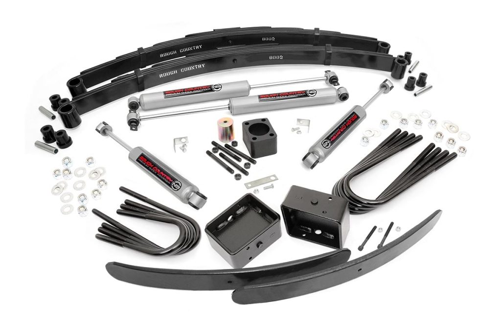 Rough Country 6 Inch Lift Kit Rear Blocks Chevy/GMC C30/K30 C35/K35 Truck 4WD (77-87)