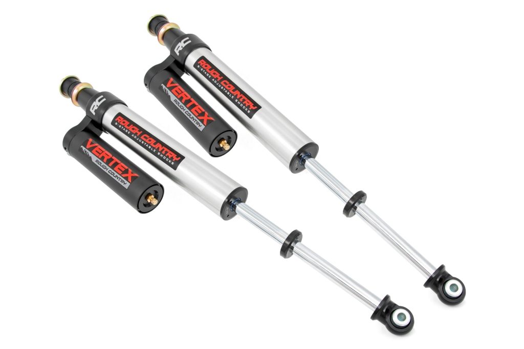 Rough Country Vertex 2.5 Reservoir Rear Shocks 0-3.5″ Toyota Tundra 2WD/4WD (2007-2021)