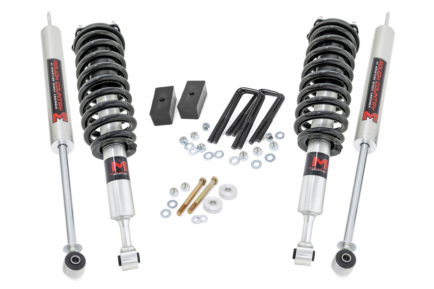 Rough Country 3 Inch Lift Kit M1 Struts/M1 Toyota Tacoma 4WD (2005-2023)