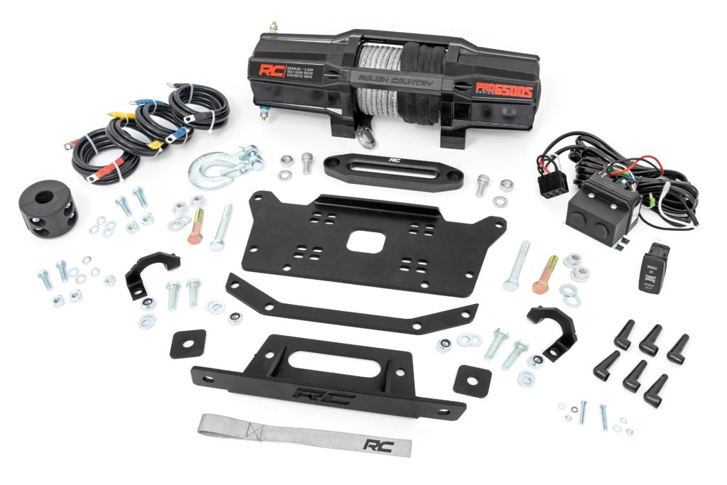 Rough Country Winch Mount RS6500S Honda Talon 1000