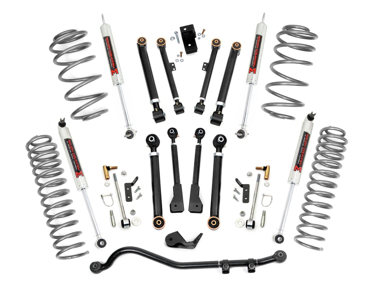 Rough Country 2.5 Inch Lift Kit X-Series M1 Jeep Wrangler TJ (97-06)/Wrangler Unlimited (04-06)