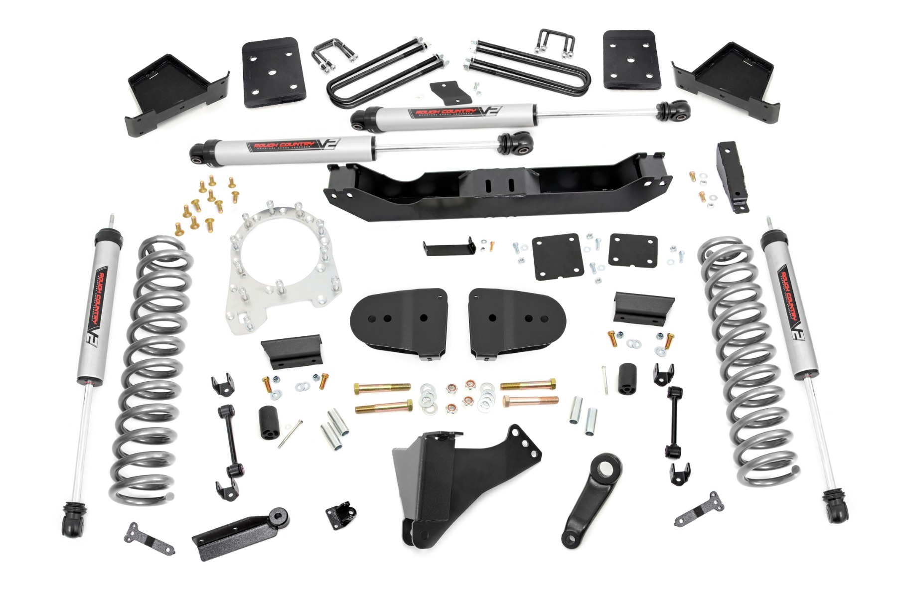 Rough Country 6 Inch Lift Kit No OVLDS V2 Ford F-250/F-350 Super Duty 4WD (2023-2026)