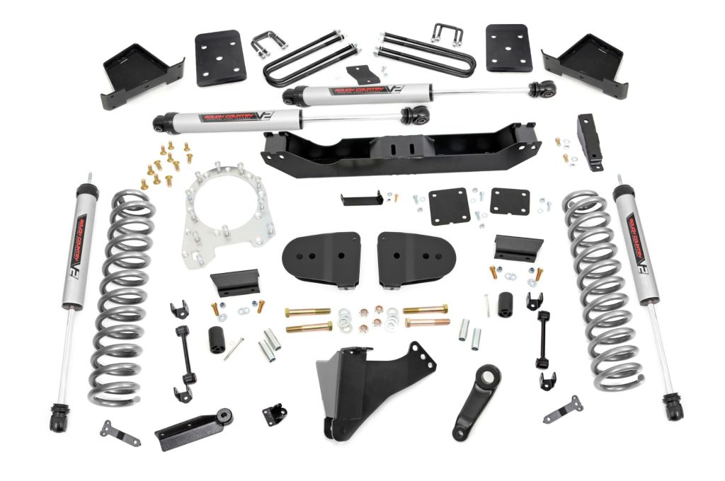 Rough Country 6 Inch Lift Kit OVLDS V2 Ford F-250/F-350 Super Duty 4WD (2023-2026)