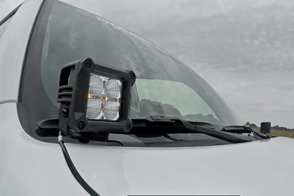 Rough Country LED Light Kit Ditch Mount 2β³ Spectrum Spot Pair Toyota 4Runner (10-24)