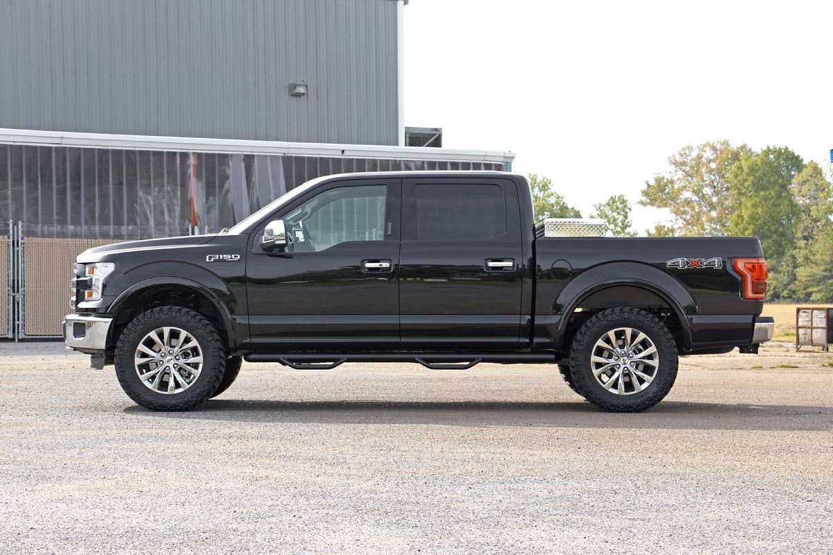 Rough Country 2 Inch Leveling Kit Red Ford F-150 (14-26)/Raptor (19-20)