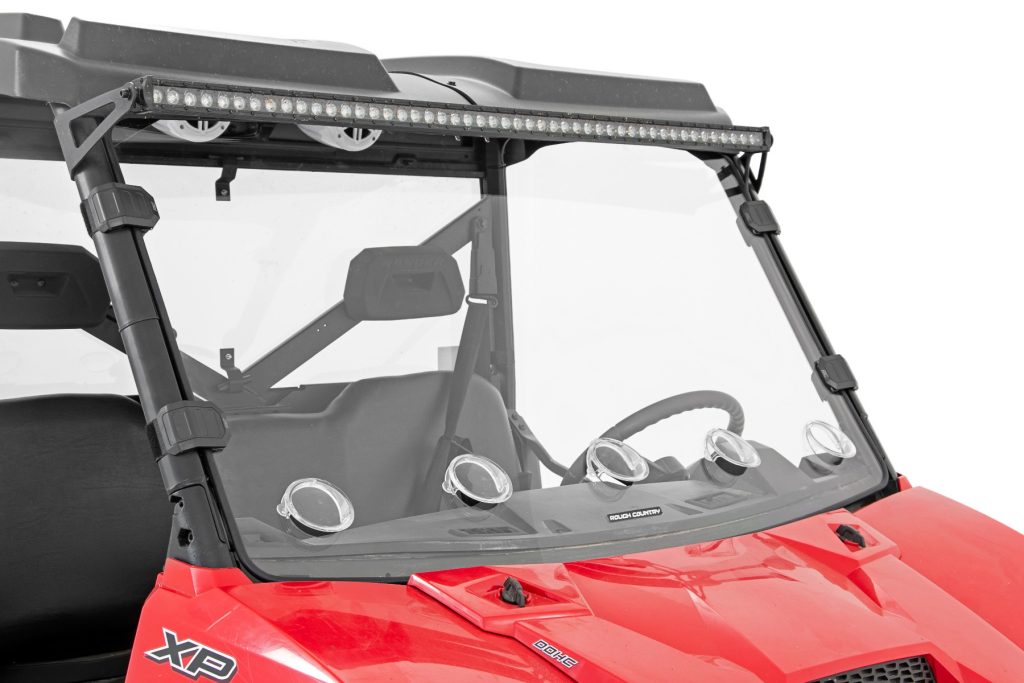Rough Country Vented Full Windshield Scratch Resistant Polaris Ranger 1000/Ranger XP 900/1000