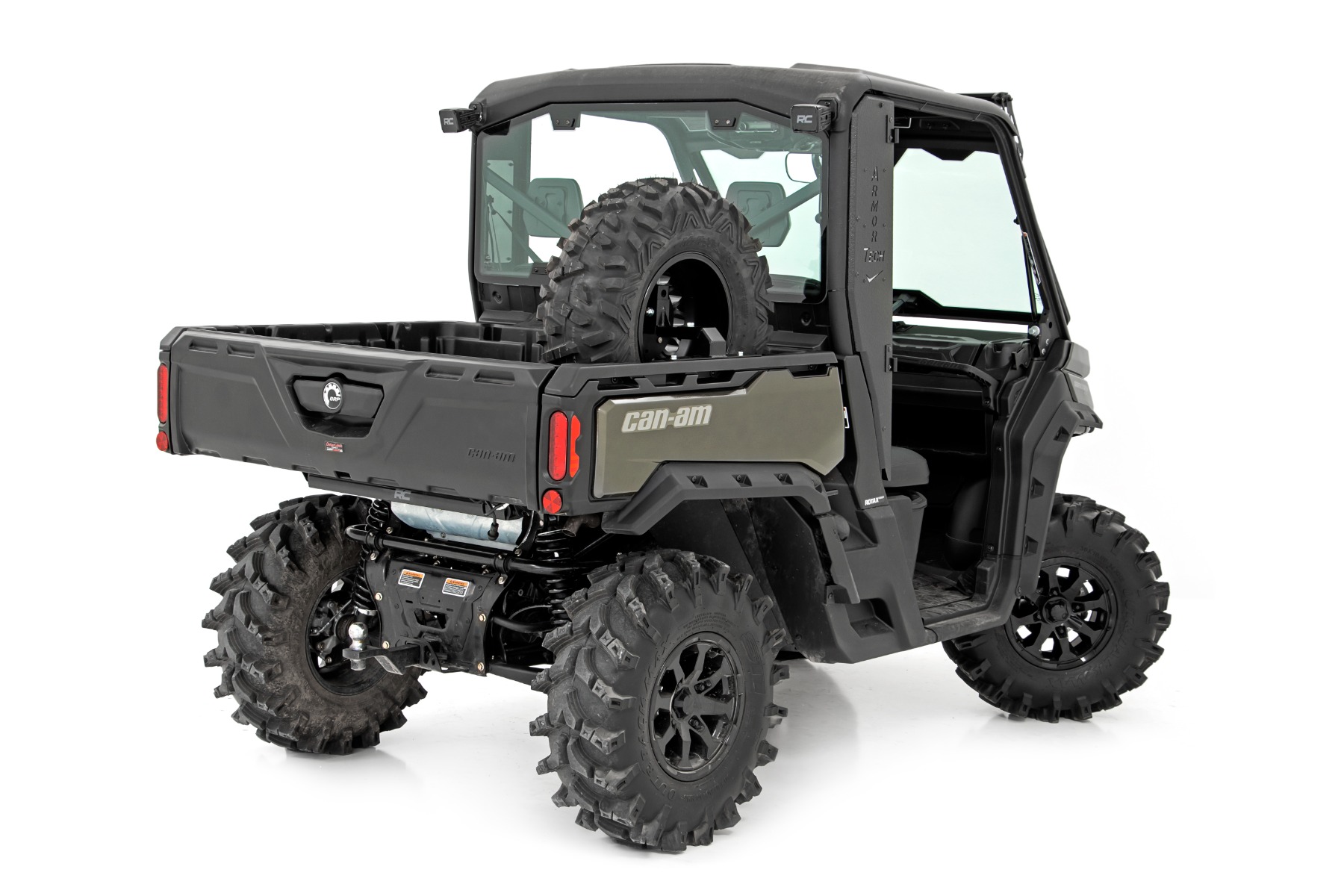 Rough Country Spare Tire Carrier Bed Side Mount Multiple Makes & Models (Can-Am/Polaris)