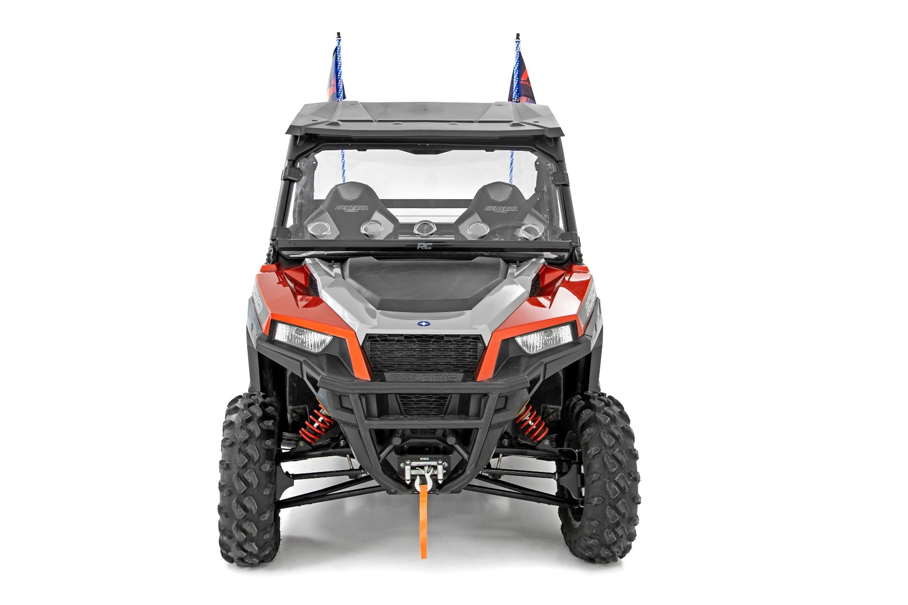 Rough Country Vented Full Windshield Scratch Resistant Polaris General XP 4 1000