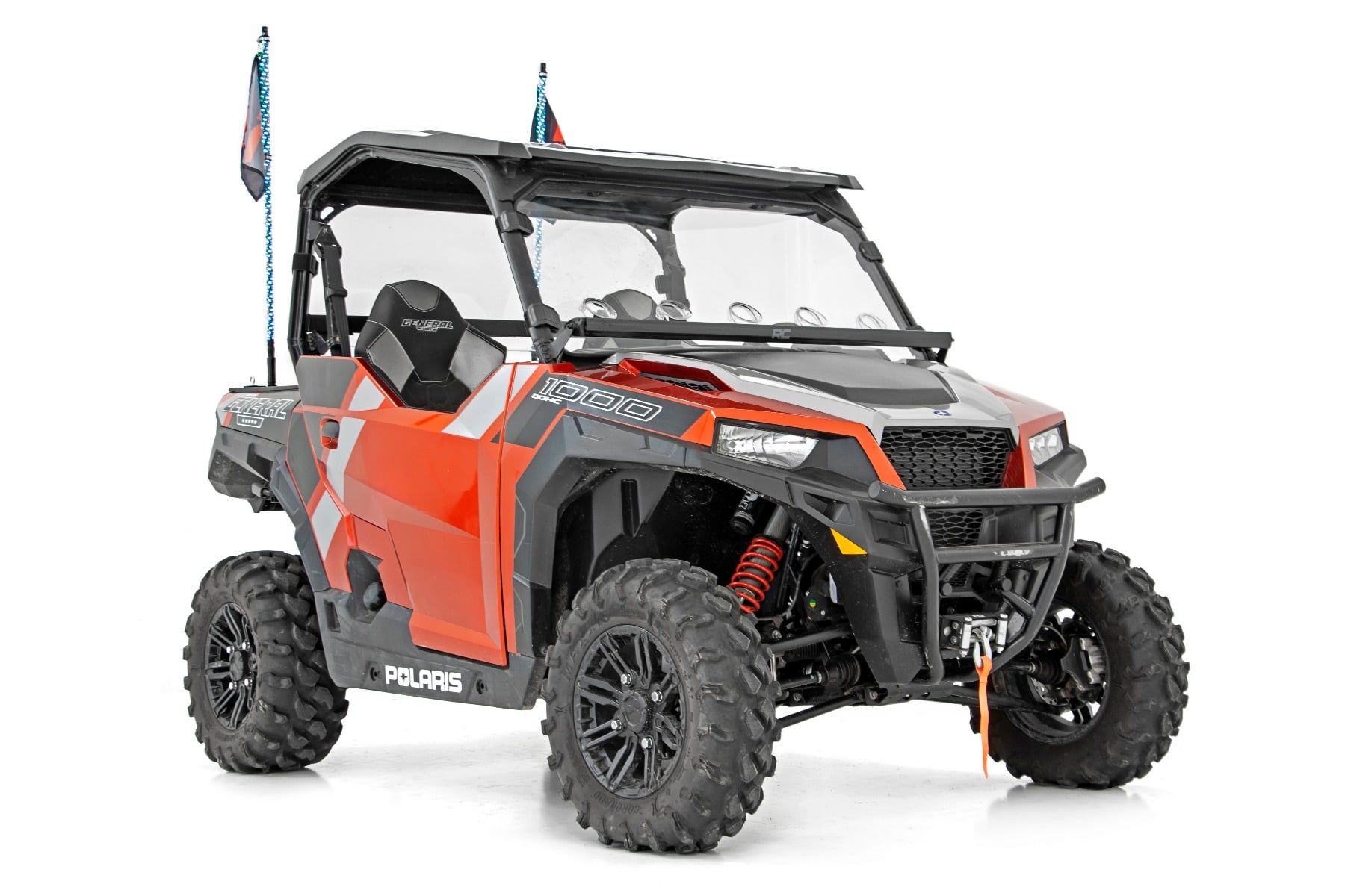 Rough Country Vented Full Windshield Scratch Resistant Polaris General XP 4 1000