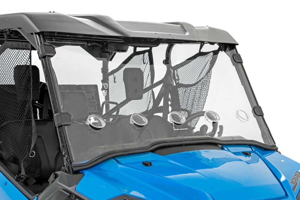 Rough Country Vented Full Windshield Scratch Resistant Honda Pioneer 1000