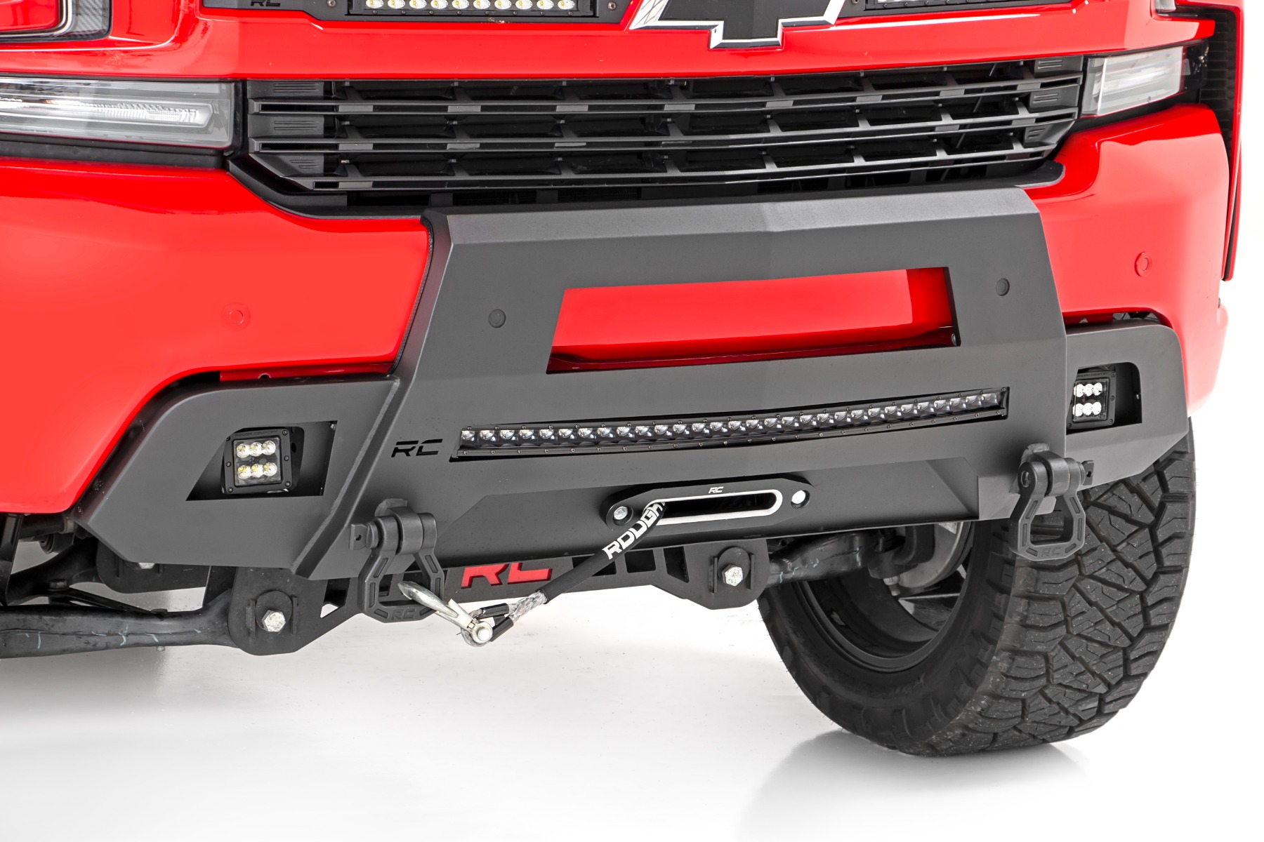 Rough Country Hidden Winch Bumper Chevy Silverado 1500 2WD/4WD (2019-2022)