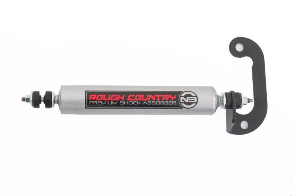 Rough Country N3 Steering Stabilizer 8-lug Only 6-Inch Lift Chevy C2500/K2500 C3500/K3500 Truck (88-00)