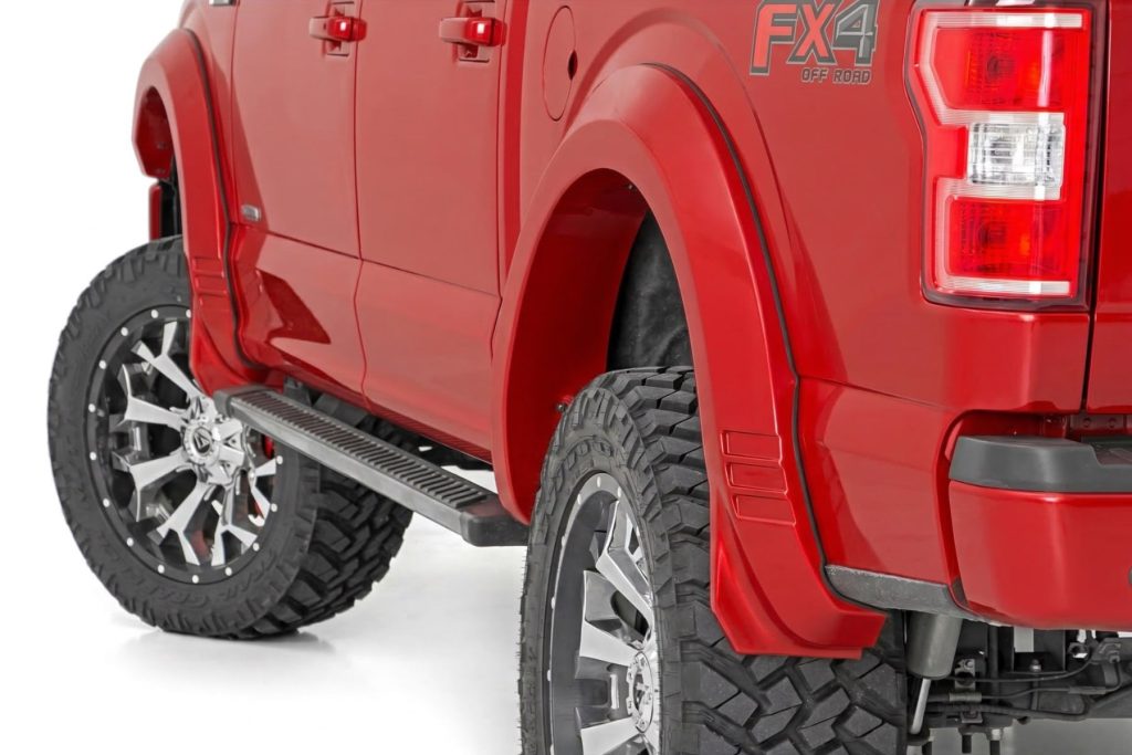 Rough Country SF1 Fender Flares PQ Race Red Ford F-150 2WD/4WD (2015-2017)
