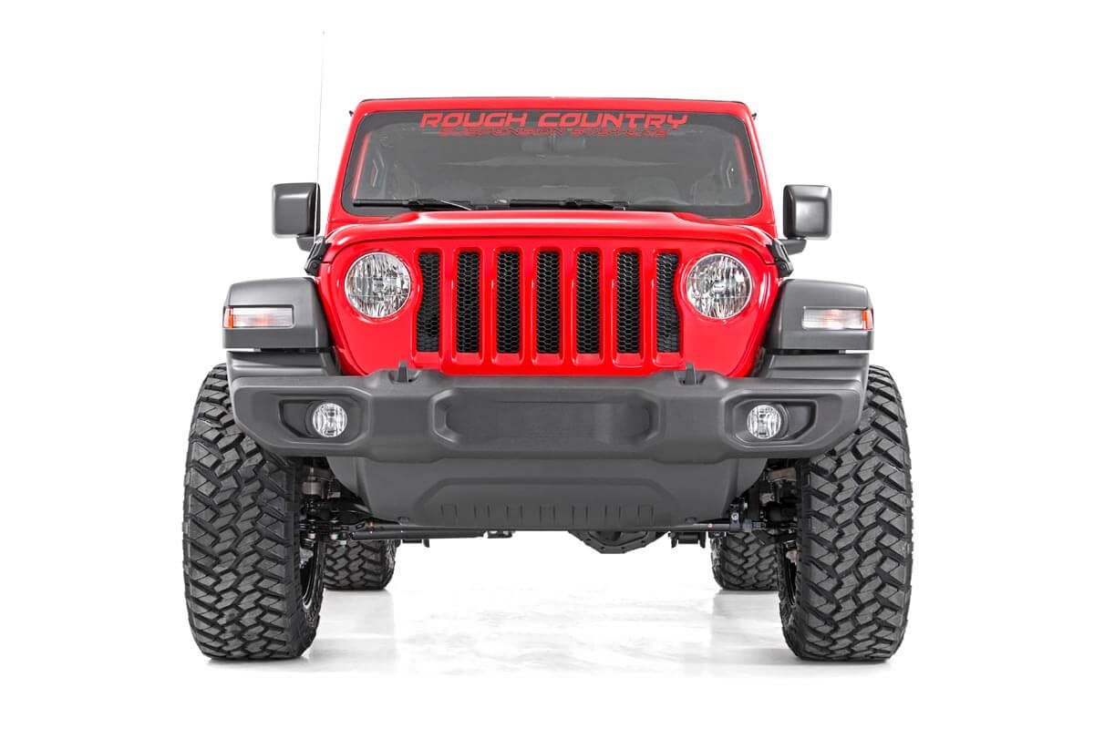 Rough Country 2.5 Inch Lift Kit Coils V2 Jeep Wrangler JL 4WD (2018-2023)