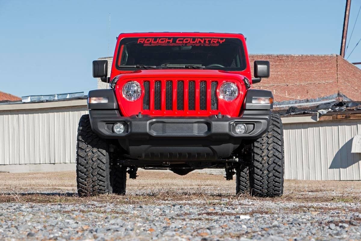 Rough Country 2.5 Inch Lift Kit Coils V2 Jeep Wrangler JL 4WD (2018-2023)