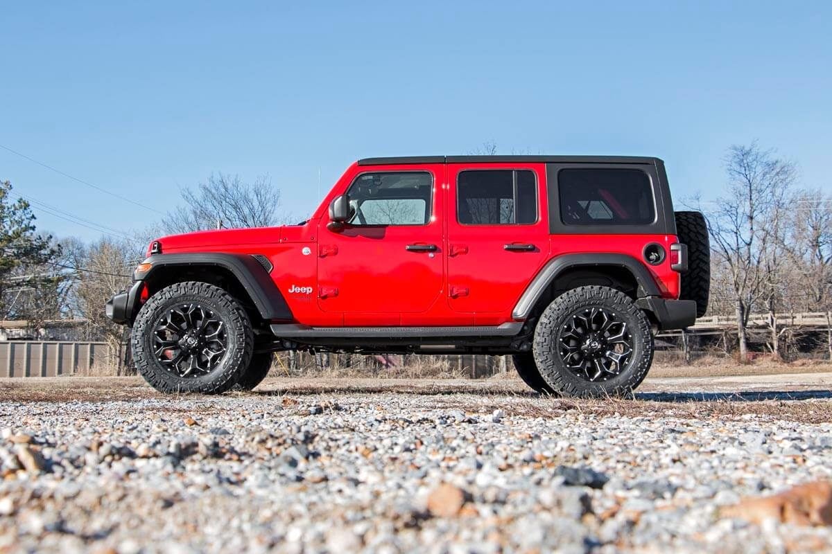 Rough Country 2.5 Inch Lift Kit Coils V2 Jeep Wrangler JL 4WD (2018-2023)