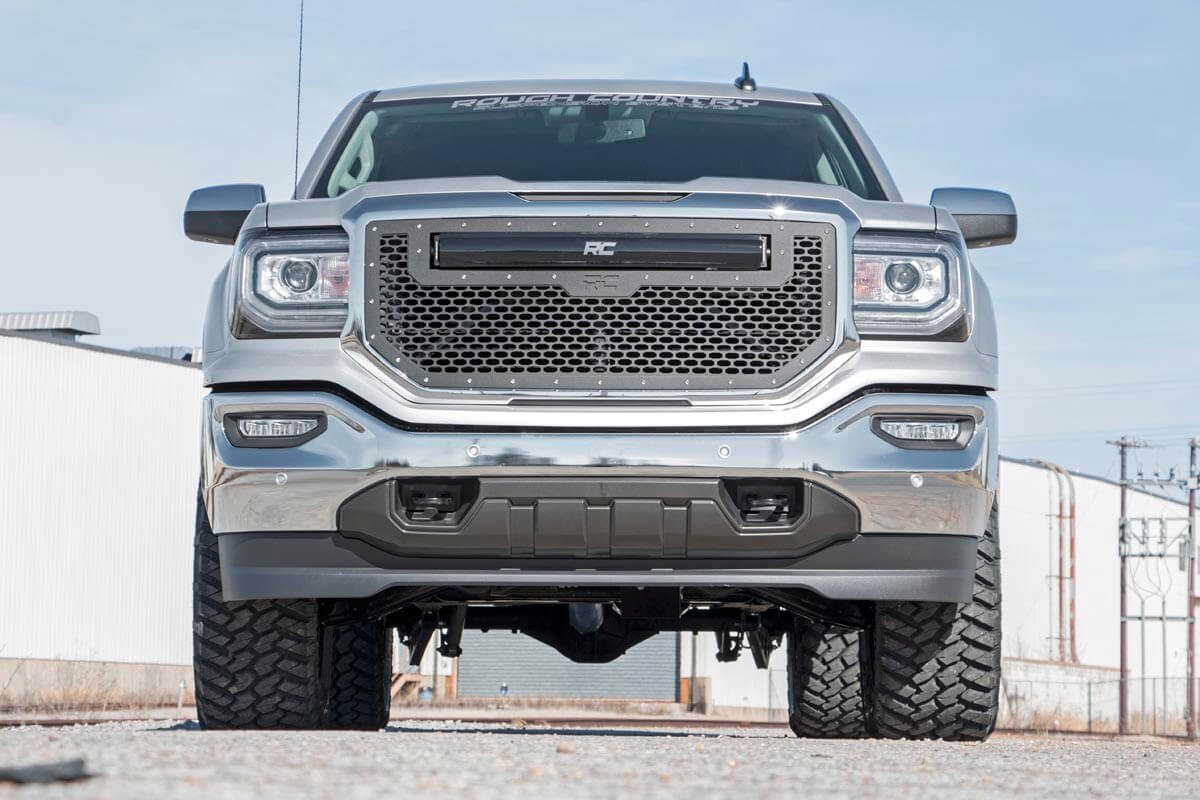 Rough Country 3.5 Inch Lift Kit Cast Steel LCA FR N3 Chevy/GMC 1500 (14-18 & Classic)