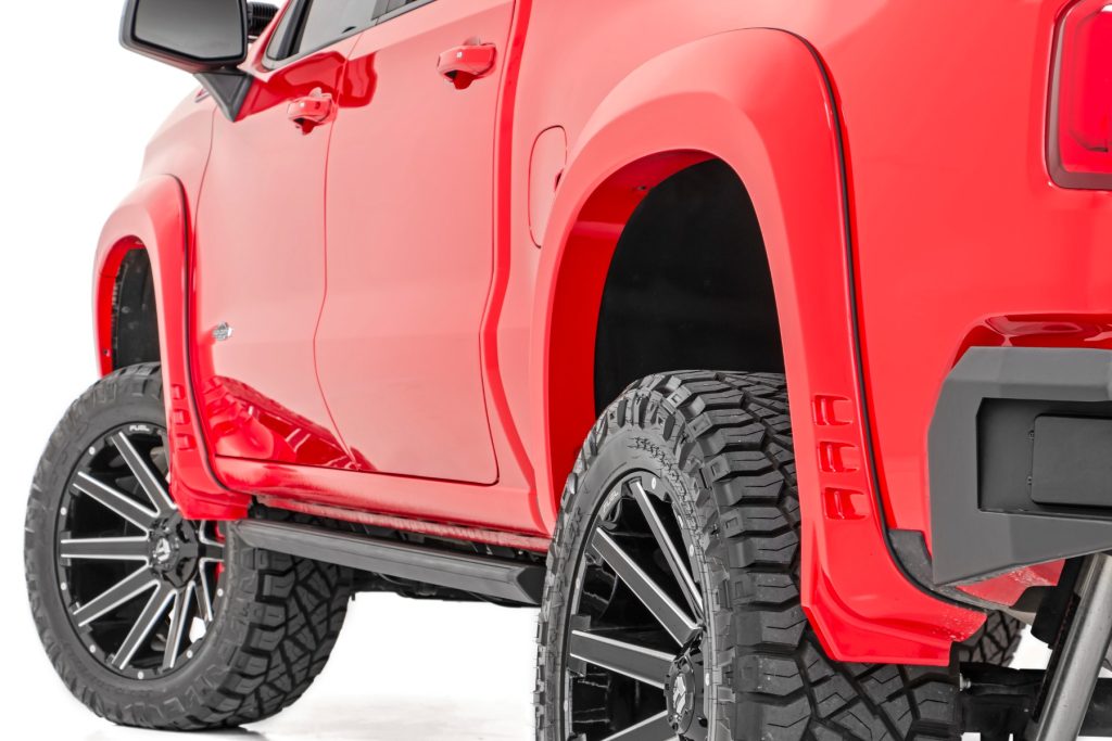 Rough Country SF1 Fender Flares G7C Red Hot Chevy Silverado 1500 2WD/4WD (2019-2026)