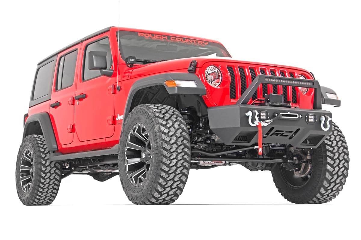 Rough Country 3.5 Inch Lift Kit C/A Drop Stage 1 M1 Jeep Wrangler Unlimited (18-23)