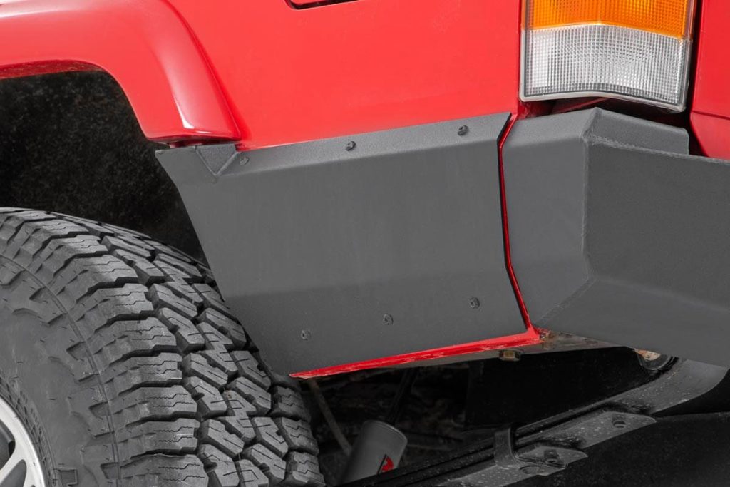 Rough Country Quarter Panel Armor Rear Factory Flare Jeep Cherokee XJ 2WD/4WD (97-01)