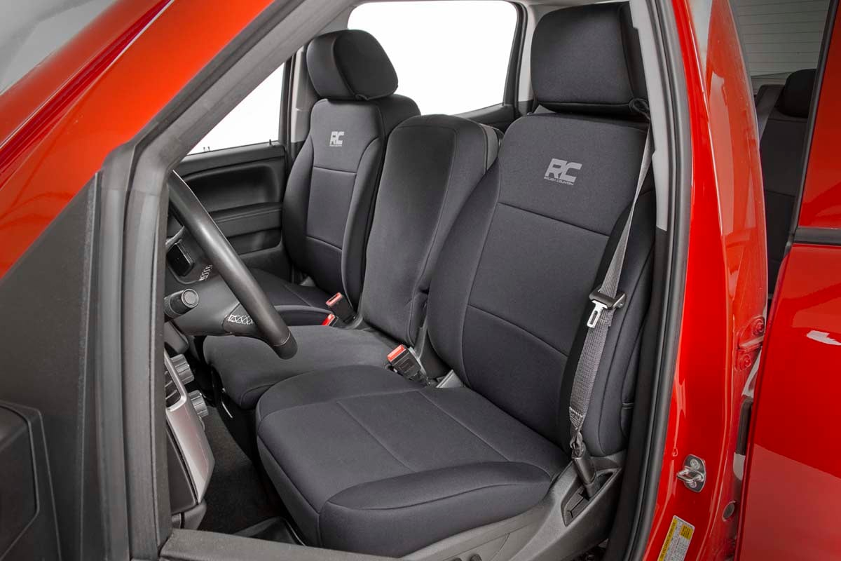 Rough Country Seat Covers FR 40/20/40 Chevy/GMC 1500 2WD/4WD (14-18 & Classic)