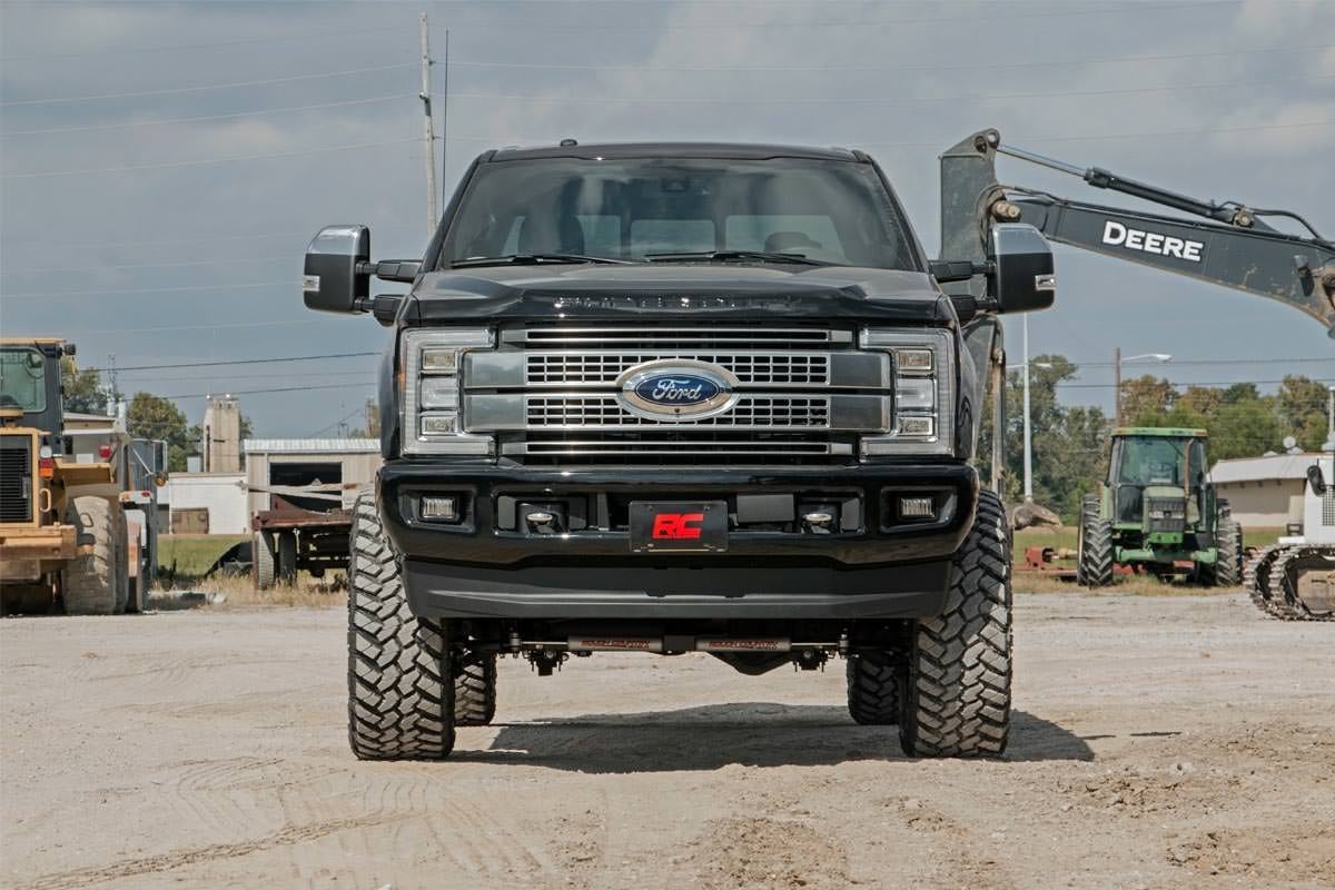 Rough Country 6 Inch Lift Kit Diesel No OVLD C/O Vertex Ford F-250/F-350 Super Duty (17-22)