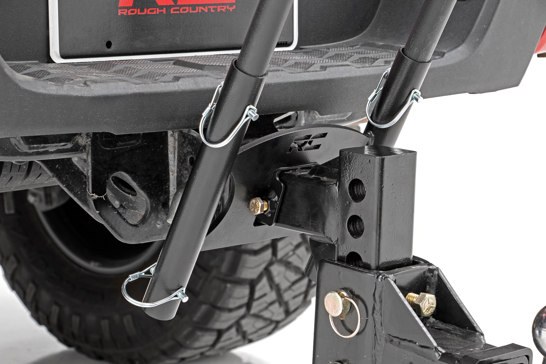 Rough Country Flag Pole Holder Dual 2 Inch Hitch