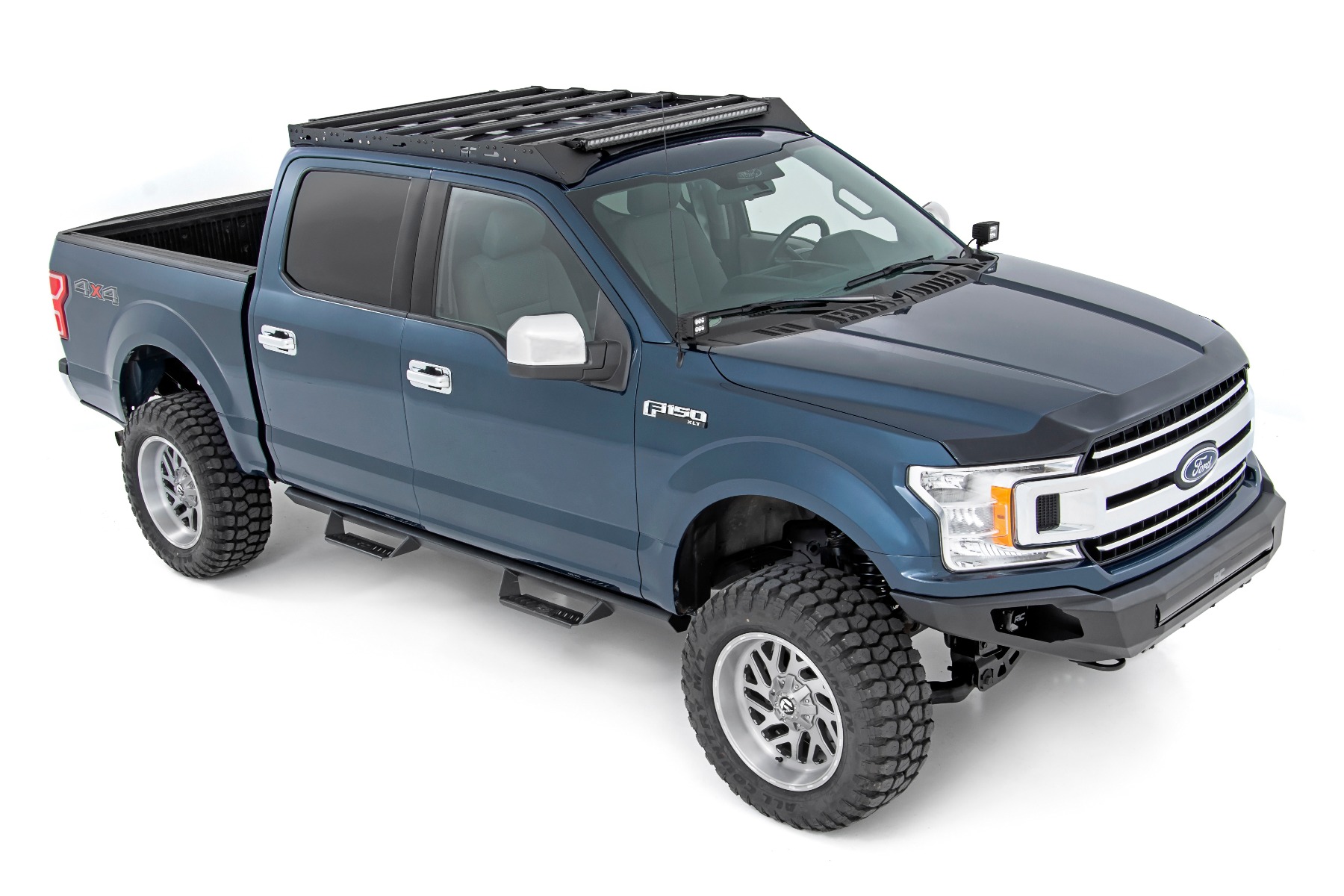 Rough Country LED Light Kit Ditch Mount 2β³ Spectrum Pair Spot Ford F-150 (15-26)/F-150 Lightning (22-26)