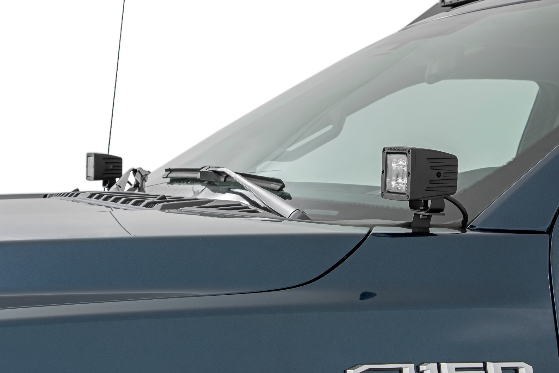 Rough Country LED Light Kit Ditch Mount 2β³ Spectrum Pair Spot Ford F-150 (15-26)/F-150 Lightning (22-26)