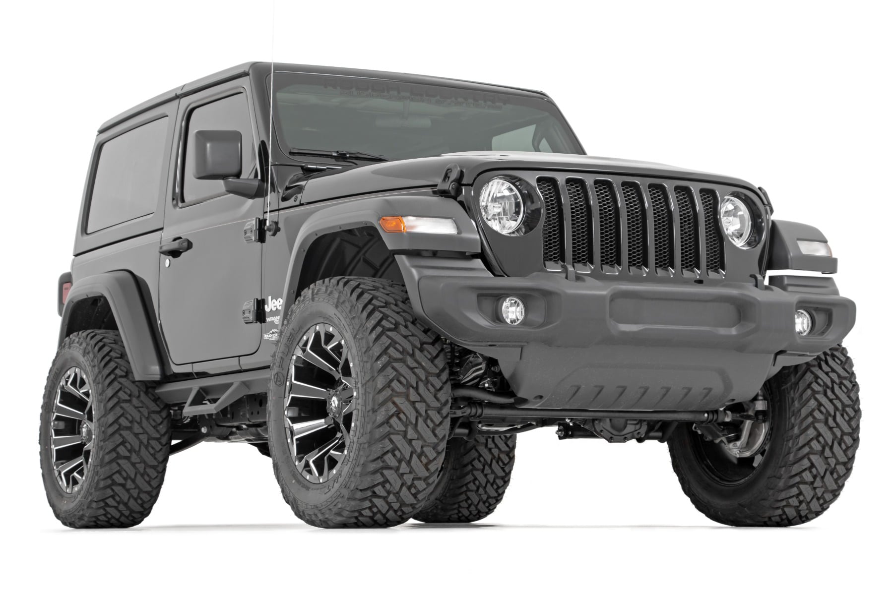 Rough Country 2.5 Inch Lift Kit Coils M1 Jeep Wrangler JL 4WD (2024-2026)