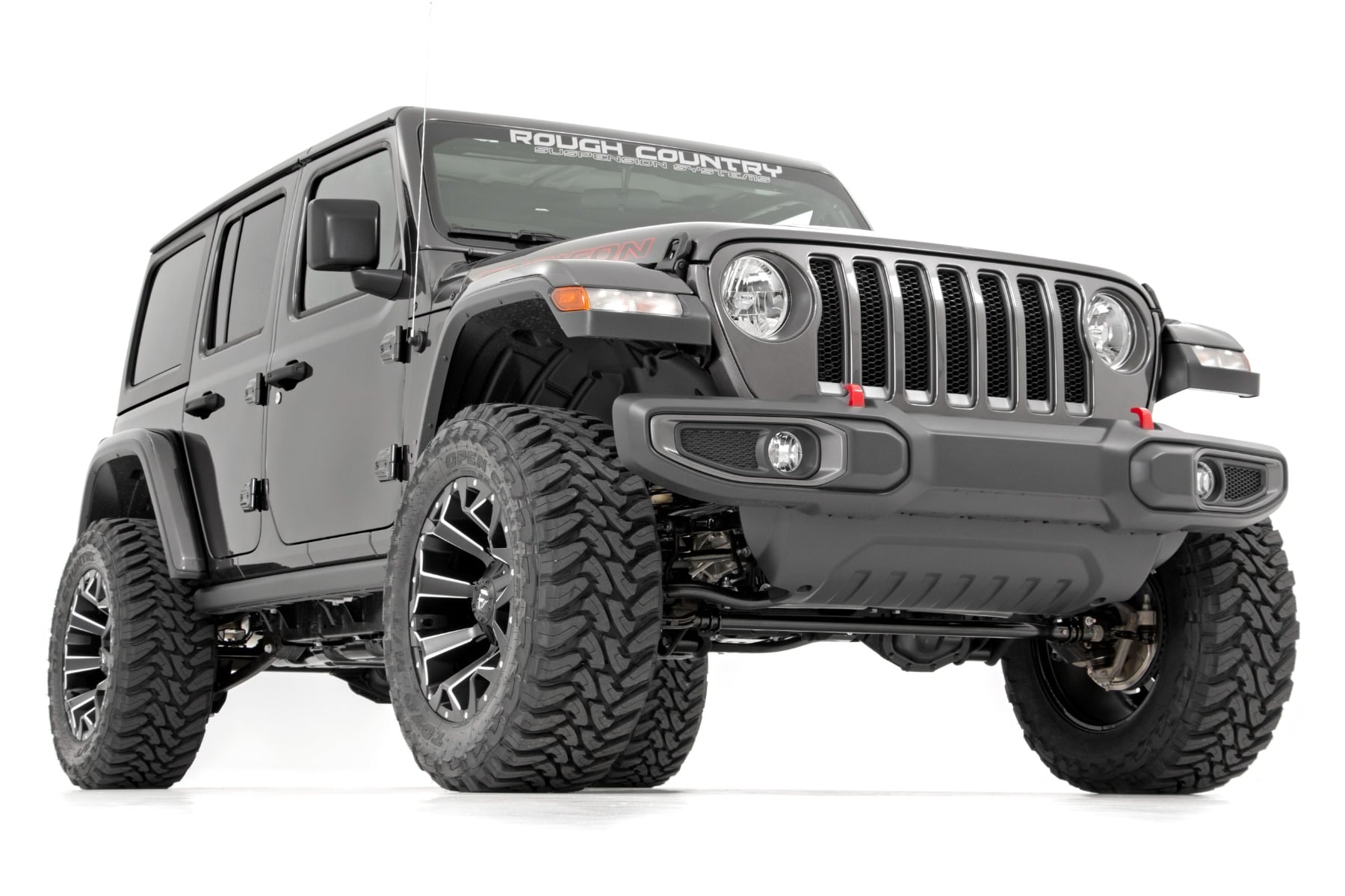 Rough Country 2.5 Inch Lift Kit Coils M1R Jeep Wrangler Unlimited 4WD (2024-2026)