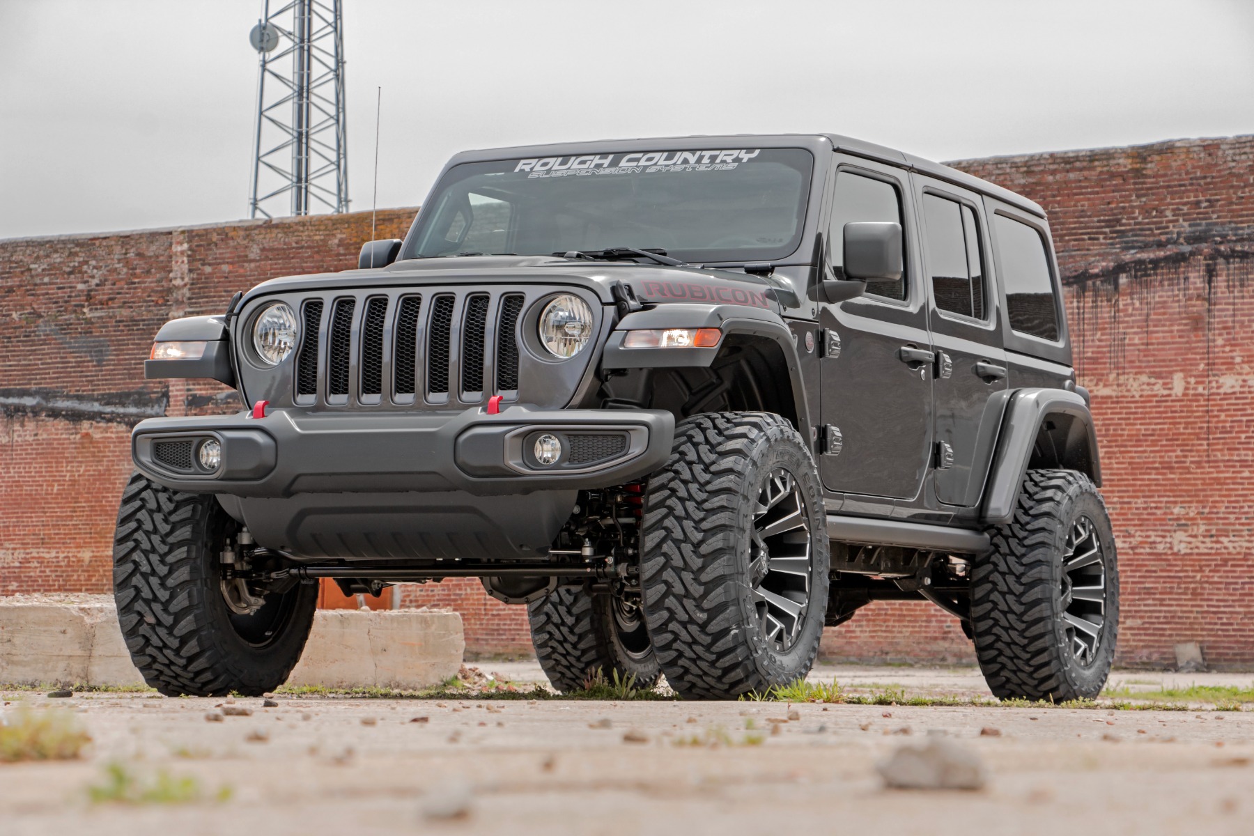 Rough Country 2.5 Inch Lift Kit Coils V2 Jeep Wrangler Unlimited 4WD (2024-2026)