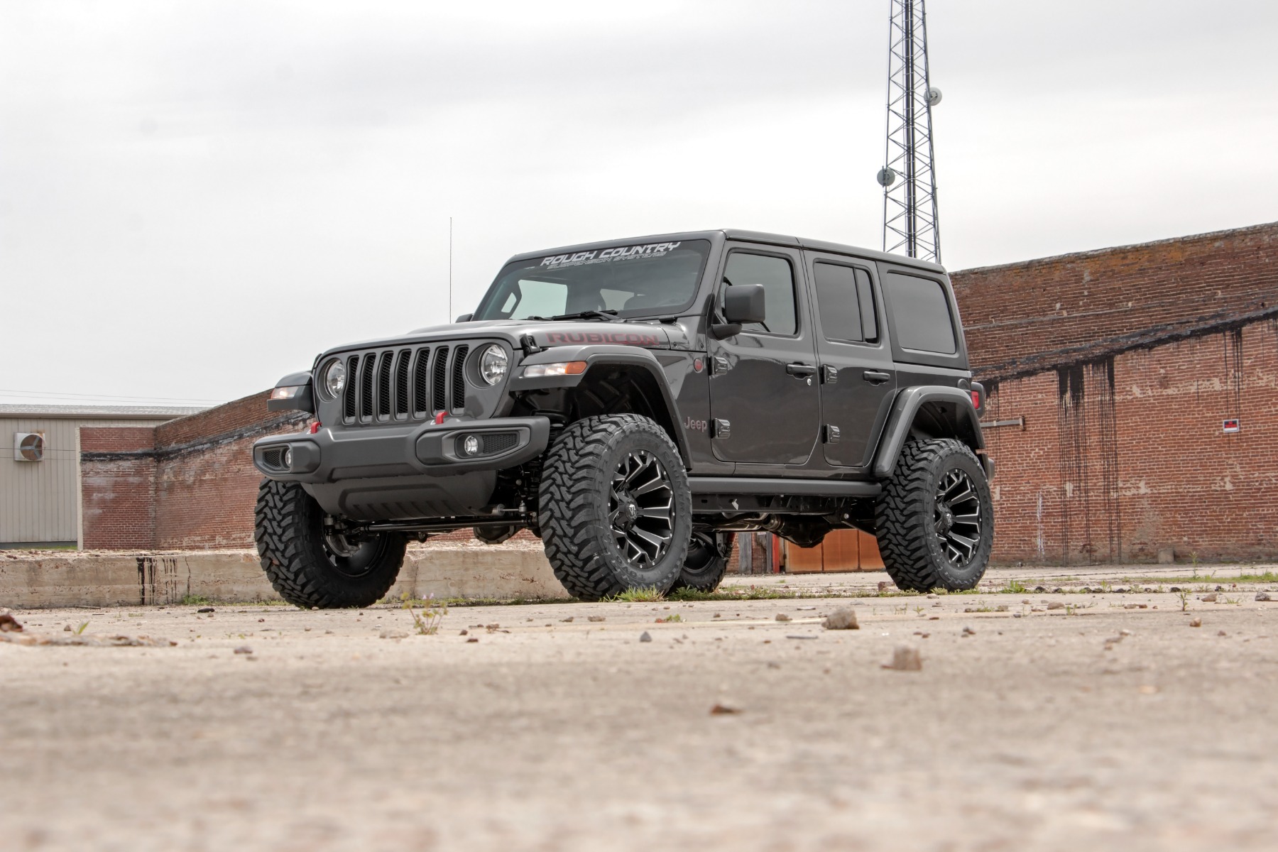 Rough Country 2.5 Inch Lift Kit Coils V2 Jeep Wrangler Unlimited 4WD (2024-2026)