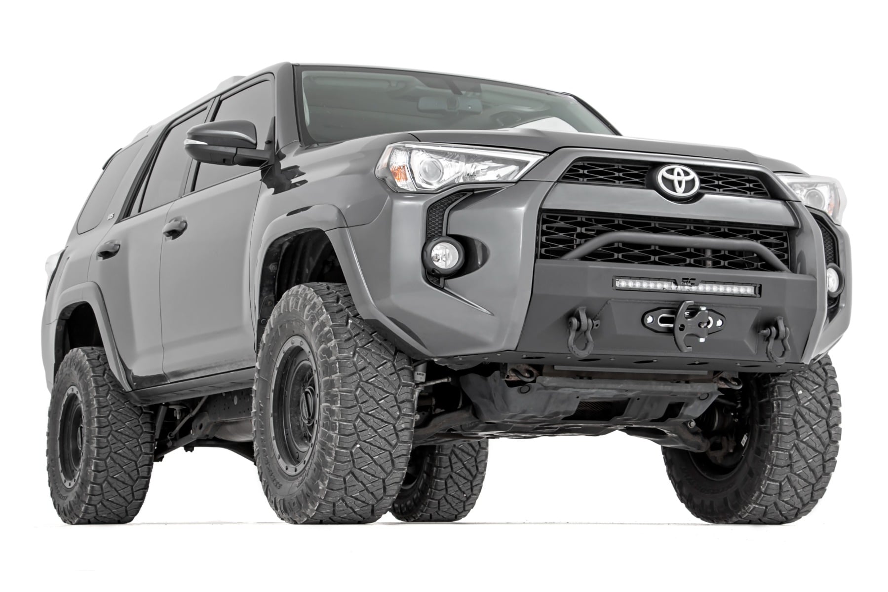 Rough Country 3 Inch Lift Kit Upper Control Arms RR Coils M1 Struts Toyota 4Runner (10-24)