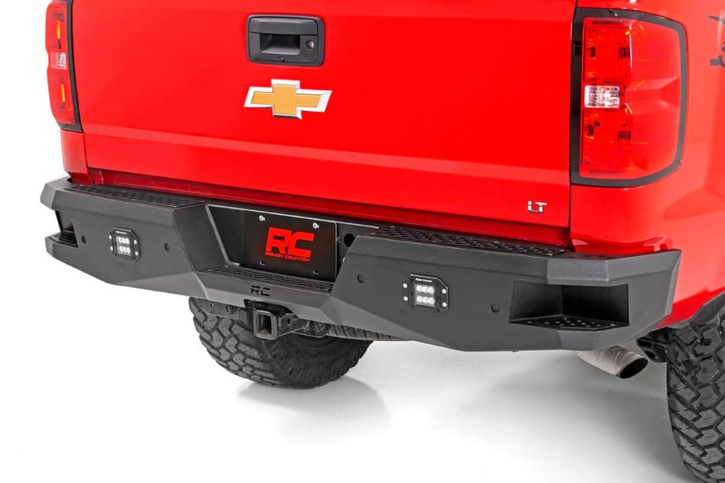 Rough Country Rear Bumper LED Chevy Silverado & GMC Sierra 1500 2WD/4WD (2007-2018 & Classic)