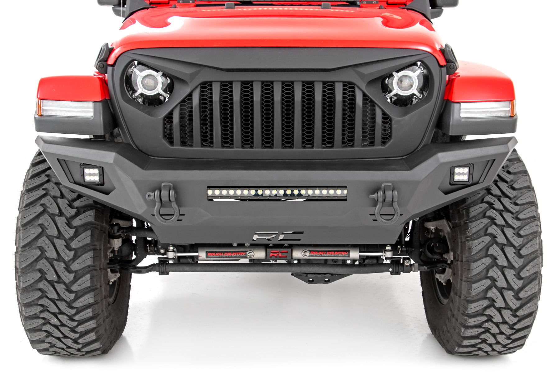 Rough Country Front Bumper Skid Plate Jeep Gladiator JT/Wrangler JK & JL/Wrangler Unlimited 4WD