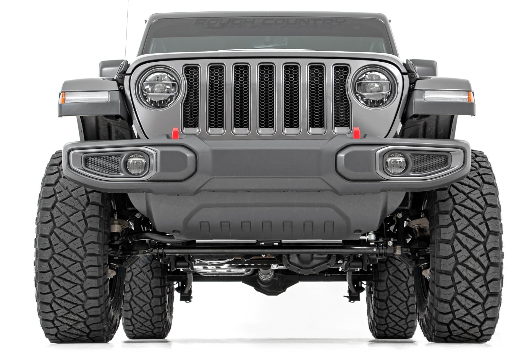Rough Country 3.5 Inch Lift Kit Adj Lower FR D/S M1R Jeep Wrangler Unlimited (24-26)